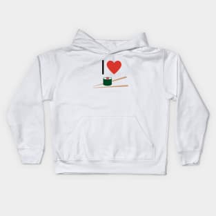 I love sushi Japanese design Kids Hoodie